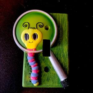 Bugs/Insects - Single Toggle Lightswitch Plate - Room Accent Decor